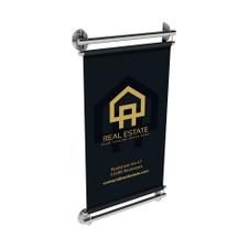 Stainless Steel Banner Holder INOX "Wall"