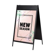 Outdoor Poster Stand "FLAT", black