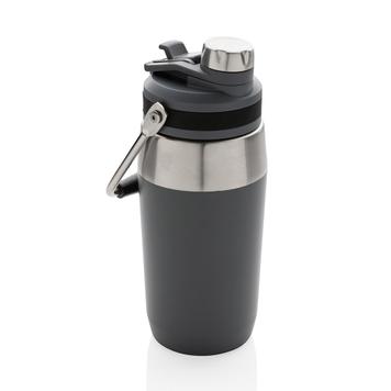 Vacuum Stainless Steel Bottle with Dual Lid