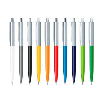 Retractable Ballpoint Pen "Point Metal"