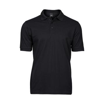 TEE JAYS Men's Heavy Luxus Pique Strech Polo