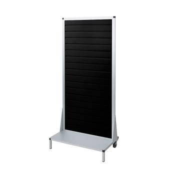 Mobile FlexiSlot® Slatwall Gondola Head Display "Construct Entrance"