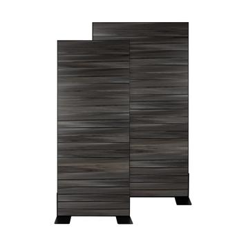 FlexiSlot Slatwall Gondola Display "Style Black"