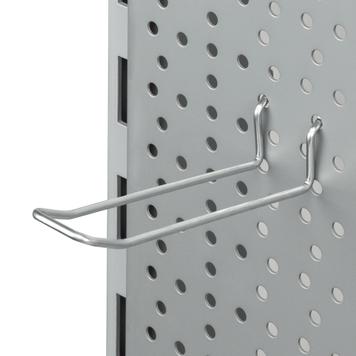 Light Duty Pegboard Double Hook without Wire Bridge