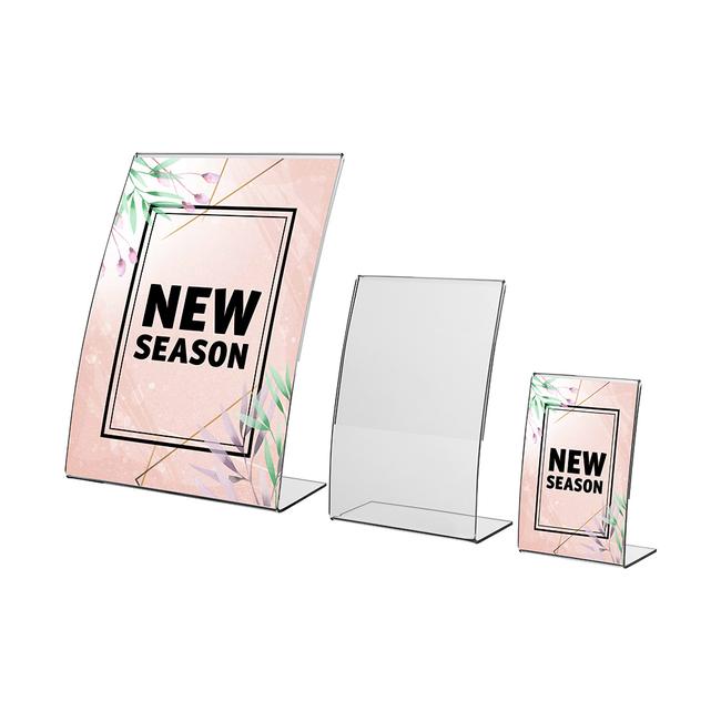 Freestanding Single Sided Acrylic Poster Holder