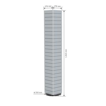 FlexiSlot® Slatwall Tower "York"