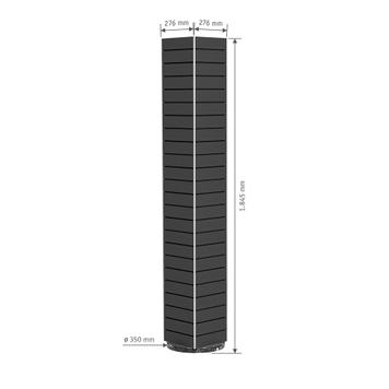 FlexiSlot® Slatwall Tower "York"