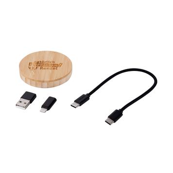 4-in-1 Charging Cable "ReevesConvertics Bamboo Evo"