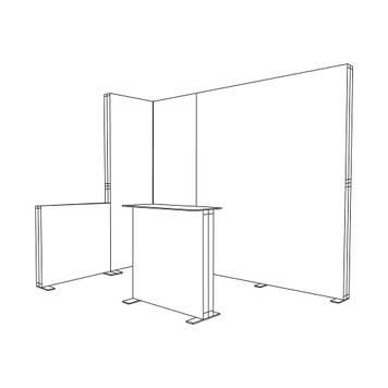 Pixlip GO  LED Exhibition Stand  "Stand ES3020"