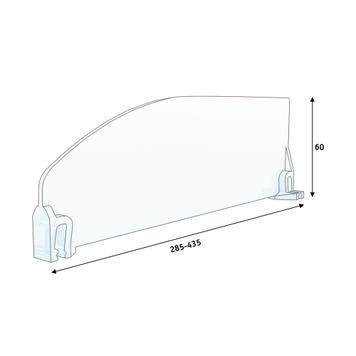 Divider Series "SR", slanted, without stopper