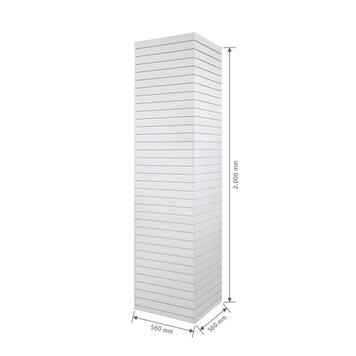 FlexiSlot® Slatwall Tower "York" Pillar Cover