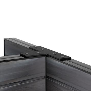 FlexiSlot® Slatwall T-Gondal Shelf "Style Black", small