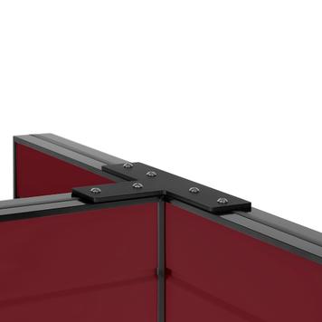 FlexiSlot® Slatwall T-Gondal Shelf "Style Black", small