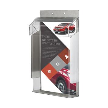 Wall-Mounted Leaflet Dispenser "Nil II" for Outdoor Use