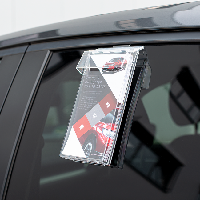 Leaflet Holder for Car Windows