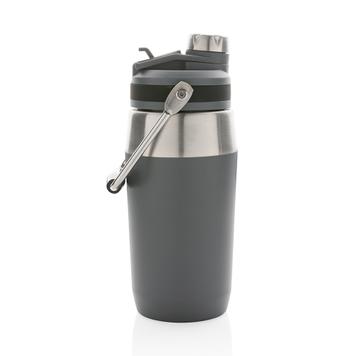 Vacuum Stainless Steel Bottle with Dual Lid