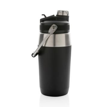 Vacuum Stainless Steel Bottle with Dual Lid