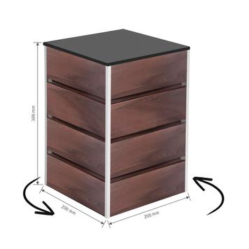 Rotatable FlexiSlot® Slatwall Tabletop Tower "York"