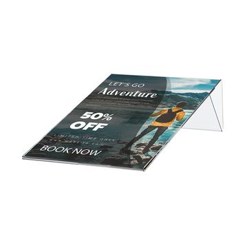 Sign Stand "Aurea", for 2 different reading Angles