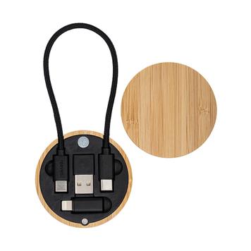 4-in-1 Charging Cable "ReevesConvertics Bamboo Evo"