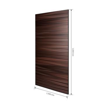 FlexiSlot® Slatwall Tile Black Frame