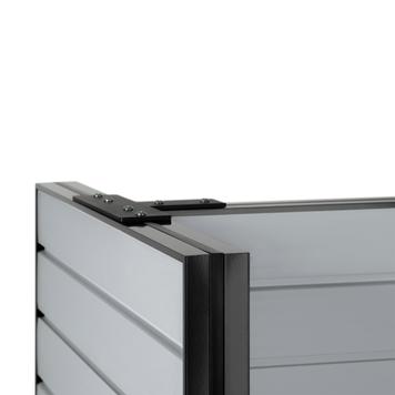 FlexiSlot® Slatwall Gondola Shelf "Style Black"