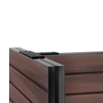 FlexiSlot® Slatwall Gondola Shelf "Style Black"