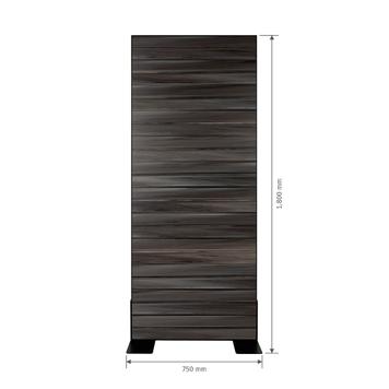 FlexiSlot Slatwall Gondola Display "Style Black"