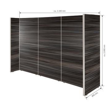 FlexiSlot® Slatwall Shelf "Style"