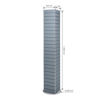 FlexiSlot® Slatwall Tower "York"